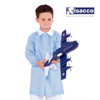 TABLIER ECOLE MATERNELLE BLEU VICHY GARÇON