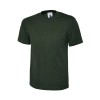 t shirt de travail vert bouteille