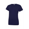 TEE SHIRT FEMME 100 COTON BLEU FONCE