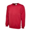 pull Sweat de travail rouge pas cher  