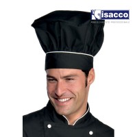 TOQUE ITALIENNE NOIRE LISERÉ