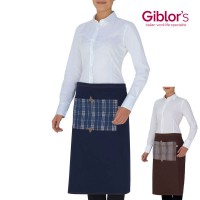 TABLIER DE CUISINE LONG EN JEAN COTON POLYESTER