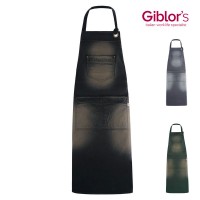 TABLIER À BAVETTE EN JEAN 100 % COTON