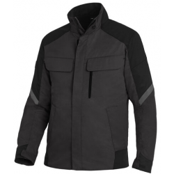 VESTE DE TRAVAIL FRANK FHB GRIS/NOIR