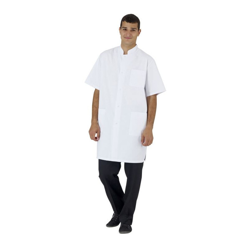 Blouse médicale unisexe blanche