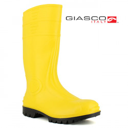 bottes de securite pvc jaune giasco