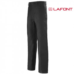 Pantalon de travail lafont en moleskine noir