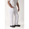 PANTALON DE CUISINE BLANC CEINTURE VELCRO ROBUR  ARENAL