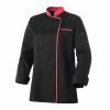 Veste patisserie femme expression Robur noir/fuschia  