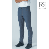 PANTALON DE CUISINE AUSTIN EN JEANS DENIM ROBUR