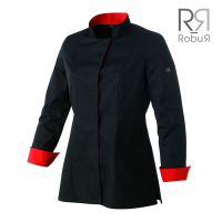 VESTE DE CUISINE FEMME ROBUR UNA À MANCHES LONGUES