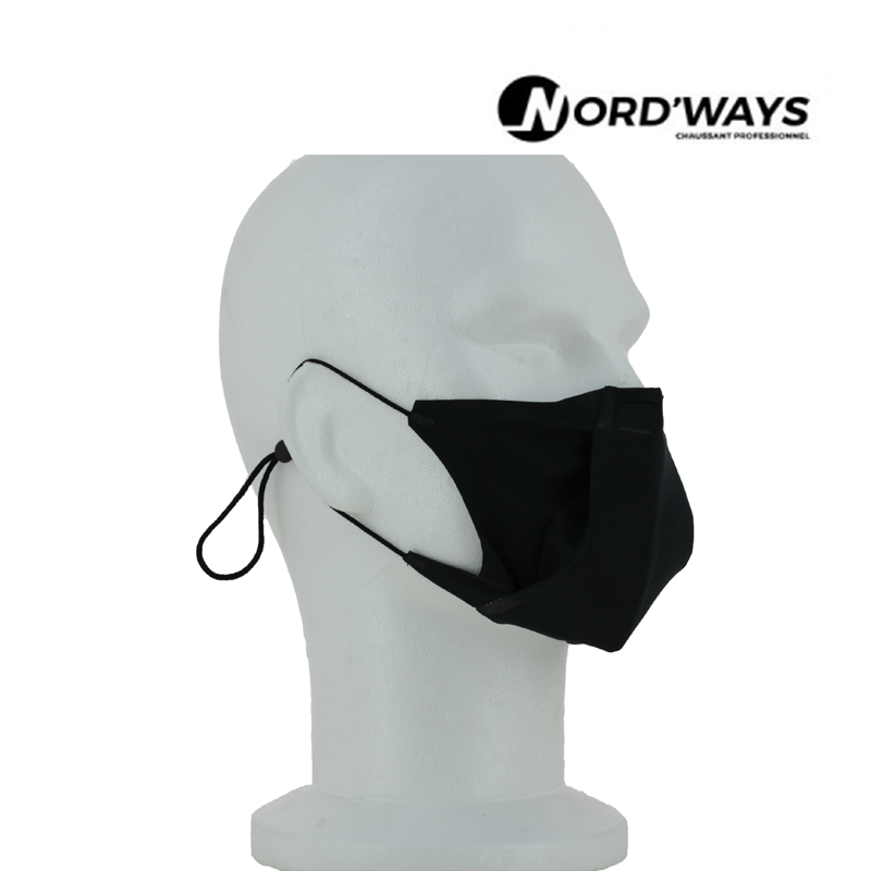 MASQUE DE PROTECTION NOIR COVID NORDWAYS