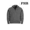 Pull de marin en laine FHB Gris