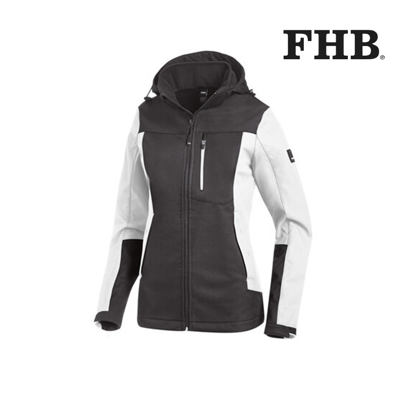 VESTE JULIA SOFTSHELL POUR FEMME BLANCHE