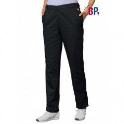 Pantalon de cuisine femme Chino Noir - BP