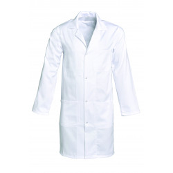 Blouse Blanche Lycée Coton, Blouse Chimie Laboratoire, Femme et