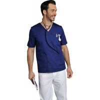 TUNIQUE MÉDICALE HOMME PAS CHER À MANCHES COURTES SNV