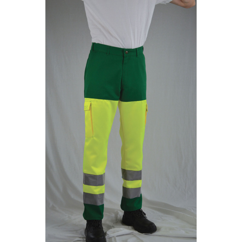 pantalon de jardinier haute visibilité pas cher