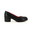 ESCARPIN DE SECURITE FEMME ELEGANT A TALON EN CUIR NOIR