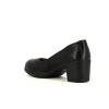 ESCARPIN DE SECURITE FEMME ELEGANT A TALON EN CUIR NOIR