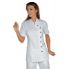 blouse médicale femme col mao