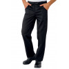 Pantalon de cuisine en stretch noir ISACCO