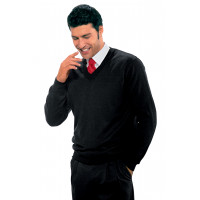 PULL COL V MANCHES LONGUES UNISEX LAINE ET ACRYLIQUE