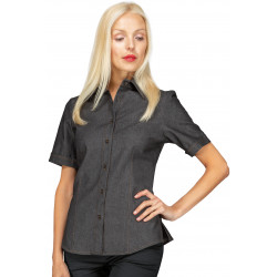 CHEMISE DE SERVICE FEMME EN JEANS STRETCH