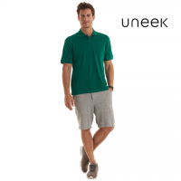 POLO HOMME EN COTON PEIGNÉ PAS CHER UNEEK