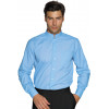 chemise de service grise col mao 