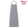 Tablier de service restauration a bavette gris