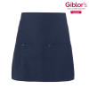 Tablier de service en restauration bleu