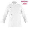 VESTE DE CUISINE EN TENCEL BLANC GRIS OU NOIR