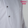 VESTE DE CUISINE EN TENCEL BLANC GRIS OU NOIR