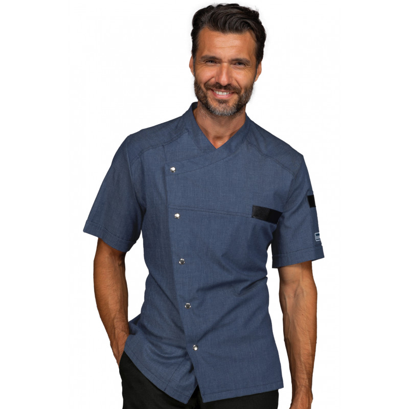 VESTE DE CUISINE JEANS DENIM LIGHT STRETCH