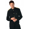 Veste de service noir col officier 