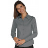 CHEMISE DE SERVICE GRIS POUR FEMME MANCHES LONGUES