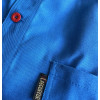 Veste coltin Poly-Coton Le Laboureur bleu azur boutons rouge