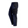 Pantalon de travail FHB bleu marine/noir