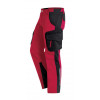 Pantalon de travail slim FHB rouge/noir