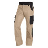 Pantalon de travail pour homme beige et noir FHB