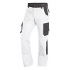 Pantalon de travail pour peintre blanc et anthracite  FHB