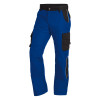 Pantalon de travail avec poche genouillères bleu roi et noir FHB