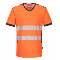 TEE-SHIRT HAUTE VISIBILITE PORTWEST ORANGE ET JAUNE