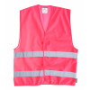 GILET HAUTE VISIBILITE ROSE