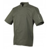 Veste-cuisine-Robur-Nero-vert-kaki-manches-courtes