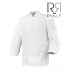 VESTE DE CUISINE POLYCOTON ROBUR MADRAS