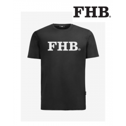 TEE SHIRT DE TRAVAIL LOGO FHB PHIL NOIR