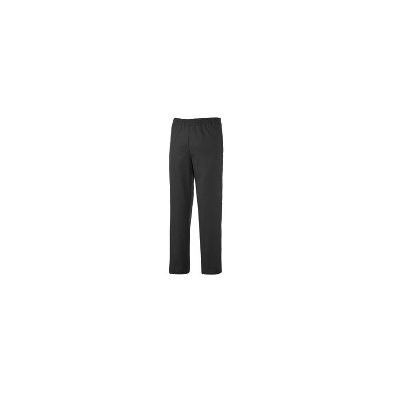 Pantalon de cuisine unisexe noir