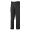 Pantalon de cuisine unisexe noir